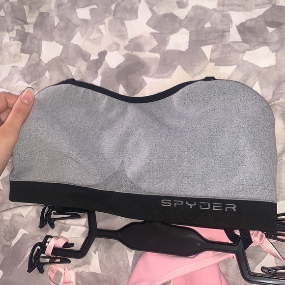 Spyder | Pink and Black Bralette Size M - Picture 6 of 8